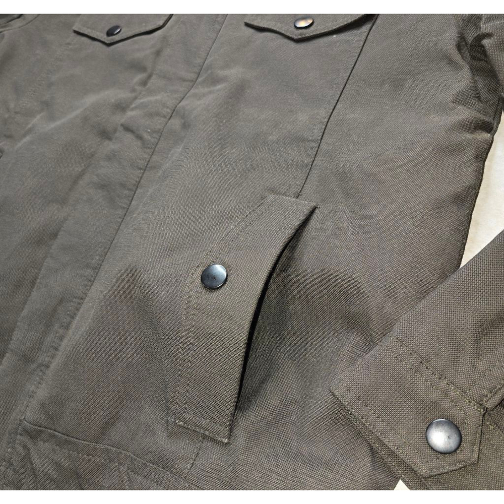 Kenneth Cole Utility Field Jacket Mens Medium Brown NWT Military Style - Picture 8 of 12
